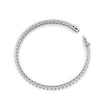 Load image into Gallery viewer, white gold tennis diamond bracelet