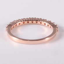 Load image into Gallery viewer, 10Kt Rose Gold Eternity Diamond ring by diamtrendz
