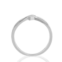 Load image into Gallery viewer, 10Kt White Gold Diamond ring by diamtrendz
