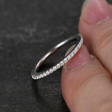 Load image into Gallery viewer, 14Kt White gold designer diamond ring by diamtrendz
