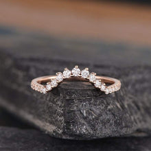 Load image into Gallery viewer, 14Kt Rose Gold Designer Diamond Ring by Diamtrendz
