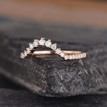 Load image into Gallery viewer, 14Kt Rose Gold Designer Diamond Ring by Diamtrendz
