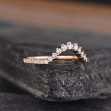 Load image into Gallery viewer, 14Kt Rose Gold Designer Diamond Ring by Diamtrendz
