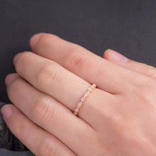 Load image into Gallery viewer, 14Kt Rose gold designer Full Eternity Natural Diamond ring by diamtrendz
