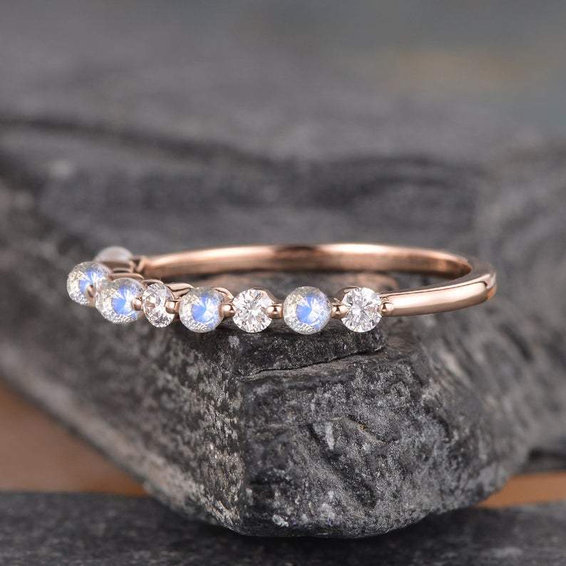 Moonstone eternity band on sale
