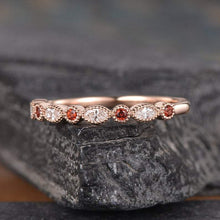 Load image into Gallery viewer, 14Kt Rose Gold Designer Diamond Ring by Diamtrendz
