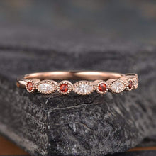 Load image into Gallery viewer, 14Kt Rose Gold Designer Diamond Ring by Diamtrendz

