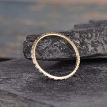 Load image into Gallery viewer, 14Kt Rose gold designer Sapphire Full Eternity Natural diamond ring by diamtrendz
