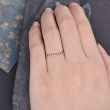 Load image into Gallery viewer, 14Kt Rose gold designer Sapphire Full Eternity Natural diamond ring by diamtrendz
