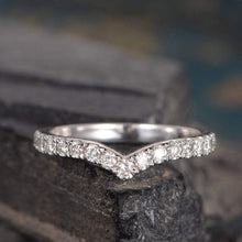 Load image into Gallery viewer, 14Kt White Gold Designer Diamond Ring by Diamtrendz
