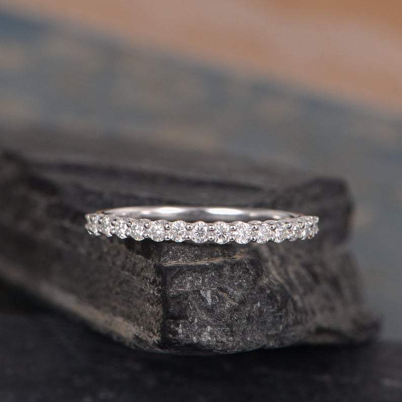 14Kt White Gold Designer Diamond Ring by Diamtrendz
