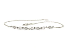 Load image into Gallery viewer, 14Kt Yellow Gold Chain Natural Diamond Charm Bracelet
