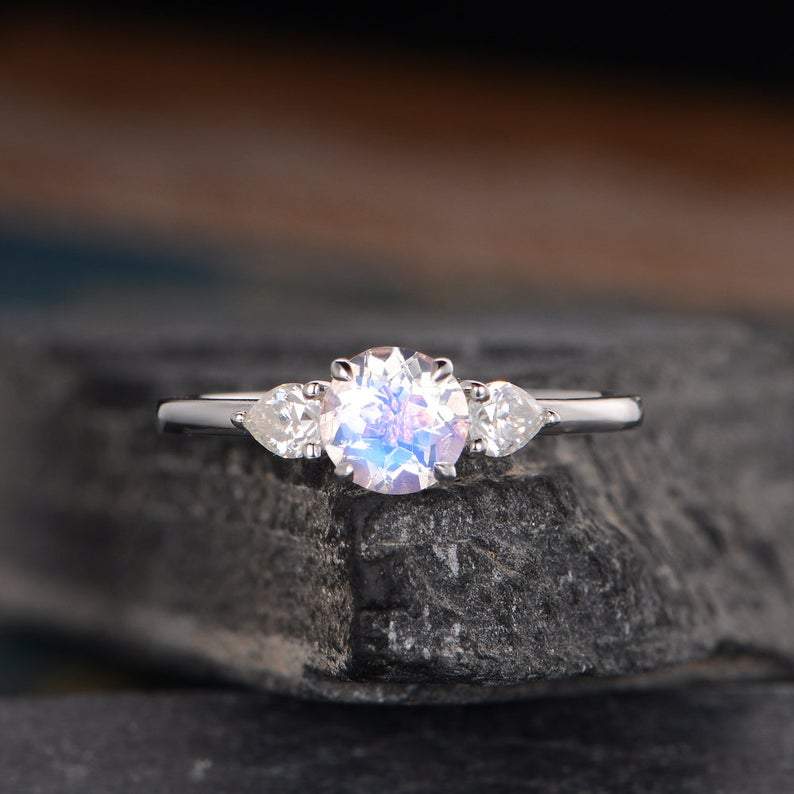 Diamond cut moonstone outlet