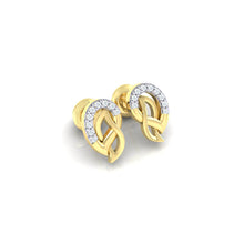 Load image into Gallery viewer, 18Kt gold real diamond earring 12(1) by diamtrendz

