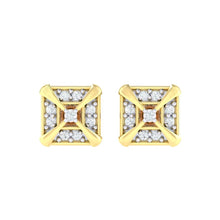 Load image into Gallery viewer, 18Kt gold real diamond earring 17(2) by diamtrendz
