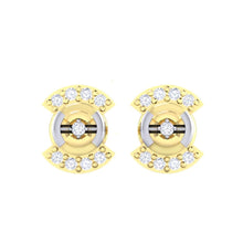 Load image into Gallery viewer, 18Kt gold real diamond earring 21(2) by diamtrendz
