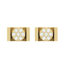 Load image into Gallery viewer, 18Kt gold real diamond earring 28(2) by diamtrendz
