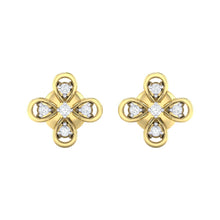 Load image into Gallery viewer, 18Kt gold real diamond earring 37(2) by diamtrendz
