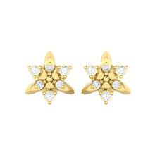 Load image into Gallery viewer, 18Kt gold real diamond earring 38(2) by diamtrendz
