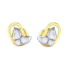 Load image into Gallery viewer, 18Kt gold real diamond earring 40(2) by diamtrendz
