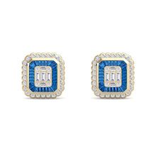 Load image into Gallery viewer, 18Kt gold designer diamond earring by diamtrendz
