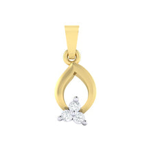 Load image into Gallery viewer, 18Kt gold real diamond pendant 11(1) by diamtrendz
