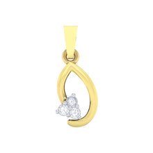 Load image into Gallery viewer, 18Kt gold real diamond pendant 13(1) by diamtrendz
