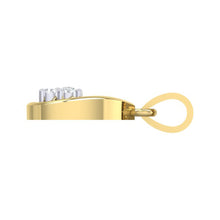 Load image into Gallery viewer, 18Kt gold real diamond pendant 13(3) by diamtrendz
