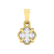Load image into Gallery viewer, 18Kt gold real diamond pendant 14(1) by diamtrendz
