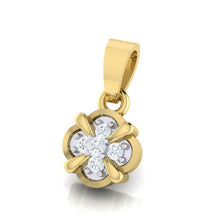 Load image into Gallery viewer, 18Kt gold real diamond pendant 14(2) by diamtrendz
