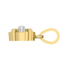 Load image into Gallery viewer, 18Kt gold real diamond pendant 14(3) by diamtrendz
