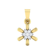 Load image into Gallery viewer, 18Kt gold real diamond pendant 15(1) by diamtrendz
