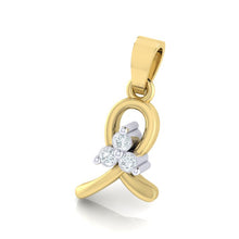 Load image into Gallery viewer, 18Kt gold real diamond pendant 16(2) by diamtrendz
