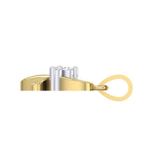 Load image into Gallery viewer, 18Kt gold real diamond pendant 16(3) by diamtrendz
