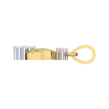 Load image into Gallery viewer, 18Kt gold real diamond pendant by diamtrendz
