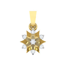 Load image into Gallery viewer, 18Kt gold star diamond pendant by diamtrendz
