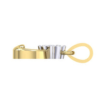 Load image into Gallery viewer, 18Kt gold heart diamond pendant by diamtrendz
