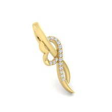 Load image into Gallery viewer, 18Kt gold real diamond heart shape pendant by diamtrendz

