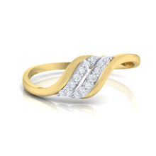 Load image into Gallery viewer, 18Kt gold natural diamond ring by diamtrendz
