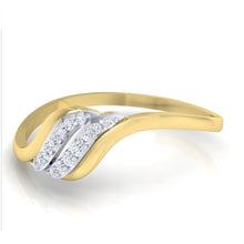 Load image into Gallery viewer, 18Kt gold natural diamond ring by diamtrendz
