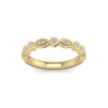 Load image into Gallery viewer, 18Kt gold designer band diamond ring by diamtrendz
