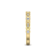 Load image into Gallery viewer, 18Kt gold designer band diamond ring by diamtrendz
