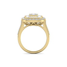 Load image into Gallery viewer, 18Kt gold designer solitaire diamond ring by diamtrendz
