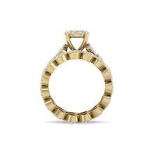 Load image into Gallery viewer, 18Kt gold designer solitaire diamond ring by diamtrendz
