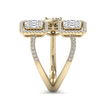 Load image into Gallery viewer, 18Kt gold designer diamond ring by diamtrendz
