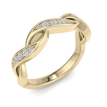 Load image into Gallery viewer, 18Kt gold designer band diamond ring by diamtrendz
