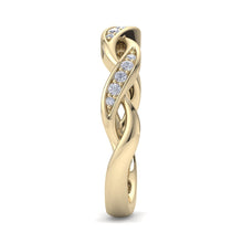 Load image into Gallery viewer, 18Kt gold designer band diamond ring by diamtrendz

