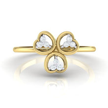 Load image into Gallery viewer, 18Kt gold real diamond ring 26(2) by diamtrendz
