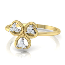 Load image into Gallery viewer, 18Kt gold real diamond ring 26(3) by diamtrendz
