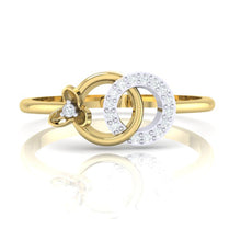 Load image into Gallery viewer, 18Kt gold real diamond ring 27(2) by diamtrendz
